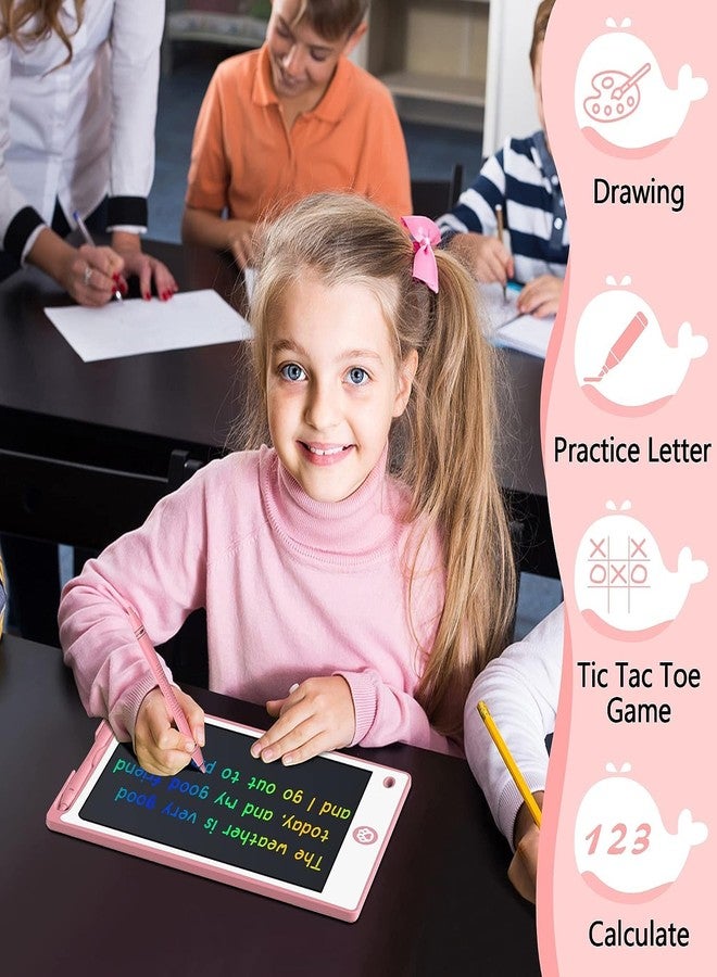 hockvill لوحة كتابة هوكفيل LCD للأطفال 8.8 بوصة، ألعاب للبنات والأولاد، لوحة رسم للأطفال من 3 إلى 7 سنوات، هدية عيد الطفل، لوحة رسم للأطفال الصغار، مستلزمات السفر، هدية عيد الميلاد للأطفال - Image 2